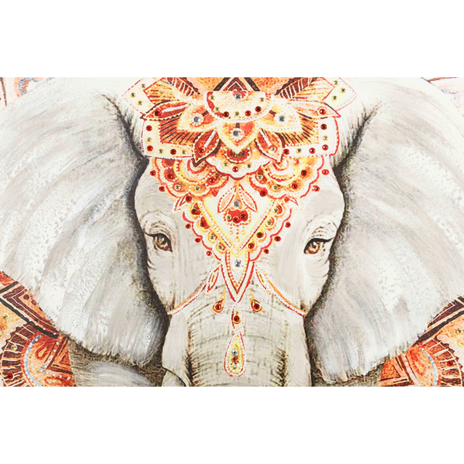 MANDALA ELEPHANT YAĞLIBOYA TABLO 100X100 CM