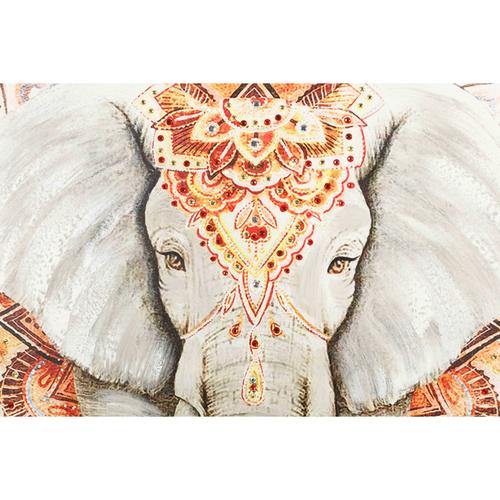  MANDALA ELEPHANT YAĞLIBOYA TABLO 100X100 CM