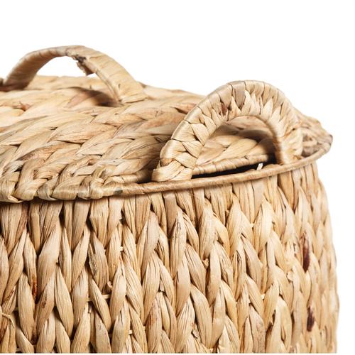  KAPAKLI HASIR SEPET 37X44CM