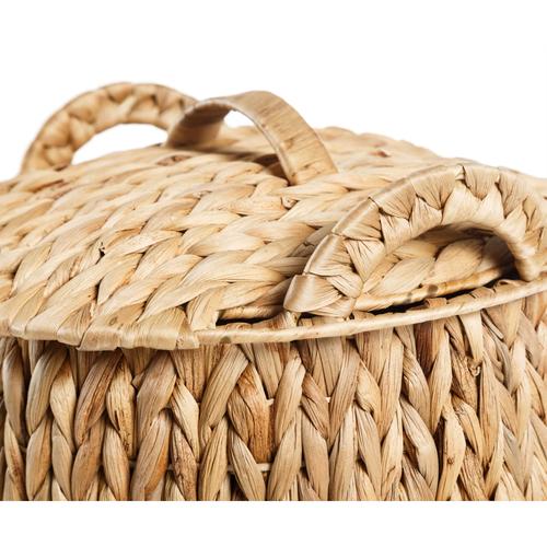  KAPAKLI HASIR SEPET 30X38CM