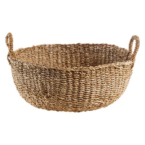  YUVARLAK HASIR SEPET 50X20CM