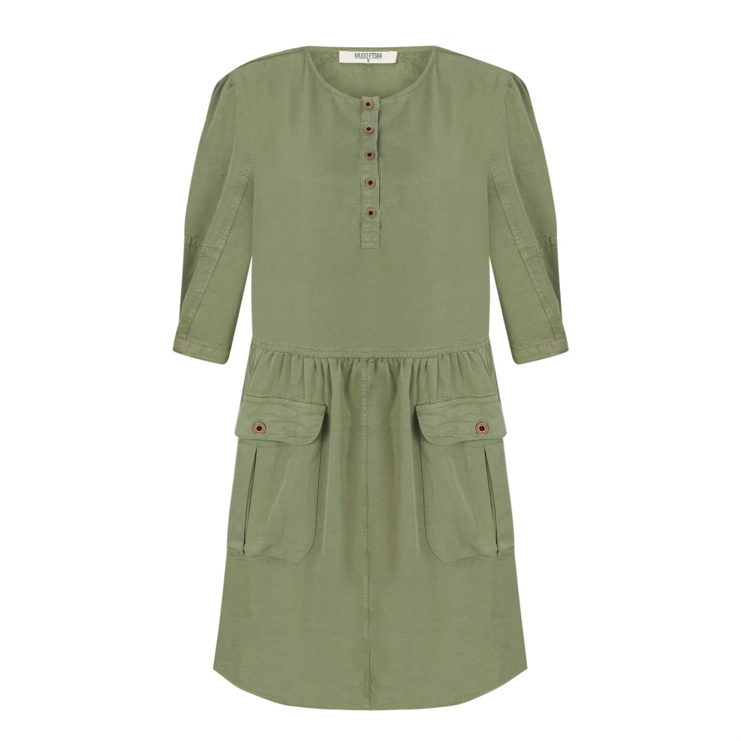 CEPLİ RAHAT KESİM UZUN KOLLU MİNİ ELBİSE