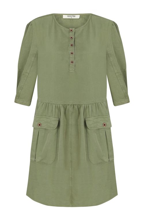  CEPLİ RAHAT KESİM UZUN KOLLU MİNİ ELBİSE