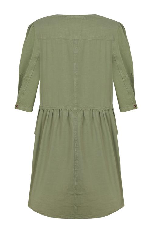  CEPLİ RAHAT KESİM UZUN KOLLU MİNİ ELBİSE