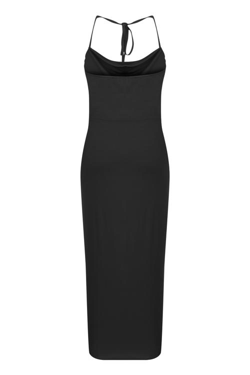  BOYUNDAN BAĞLAMALI MAXI ELBİSE