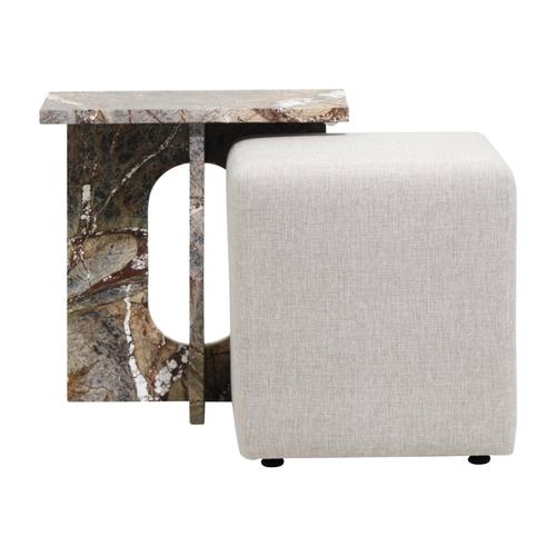  BROWN MINI ALL MARBLE &1 PUF   SEHPA