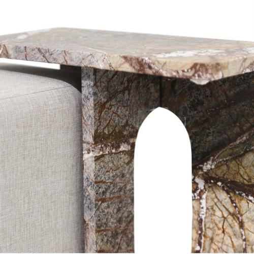  BROWN MINI ALL MARBLE &1 PUF   SEHPA