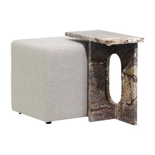  BROWN MINI ALL MARBLE &1 PUF   SEHPA