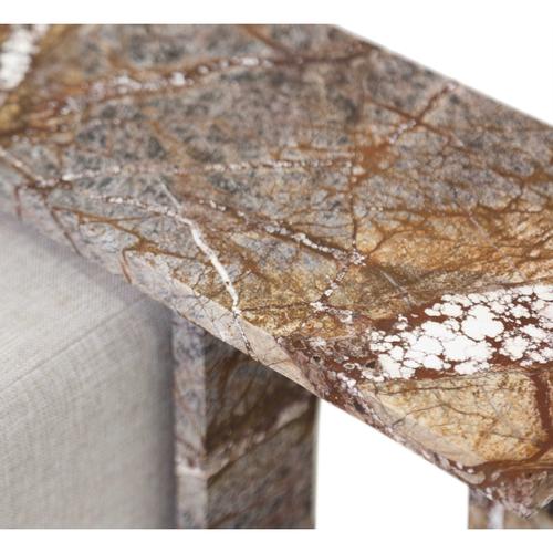  BROWN MINI ALL MARBLE &1 PUF   SEHPA