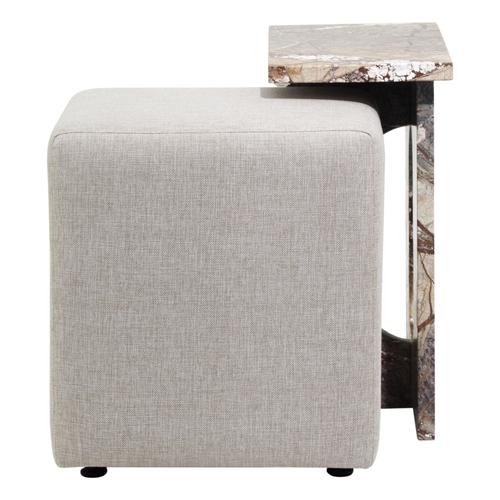  BROWN MINI ALL MARBLE &1 PUF   SEHPA