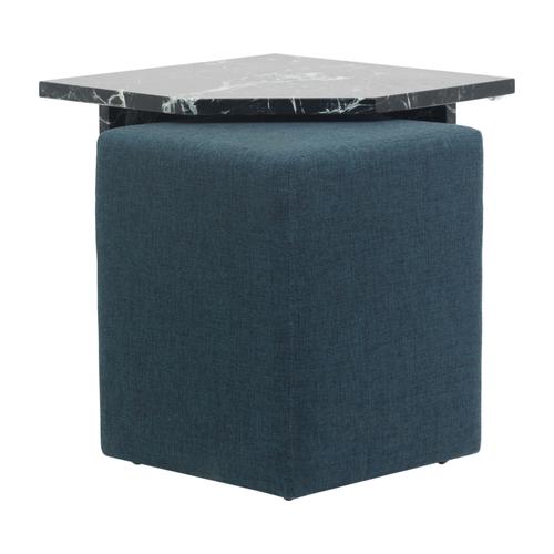  PETROL YEŞIL 2 AYAKLı ALL MARBLE & 1 PUF Ö.Ü SEHPA