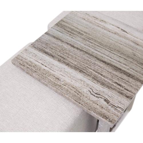  POLISSANDRO 3 AYAKLı ALL MARBLE & 2 PUF SEHPA