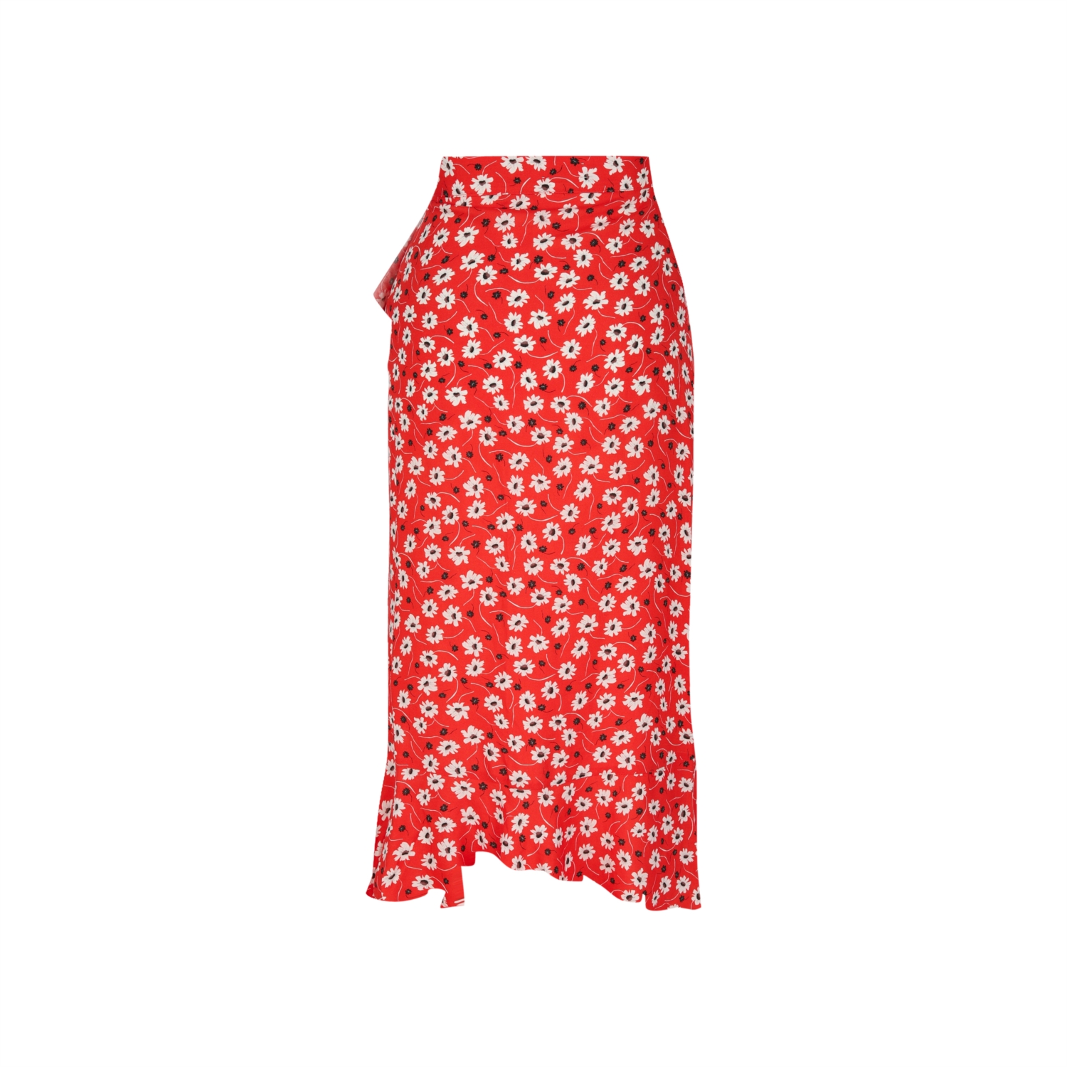 BAĞLAMA DETAYLI YIRTMAÇLI MİDİ ETEK