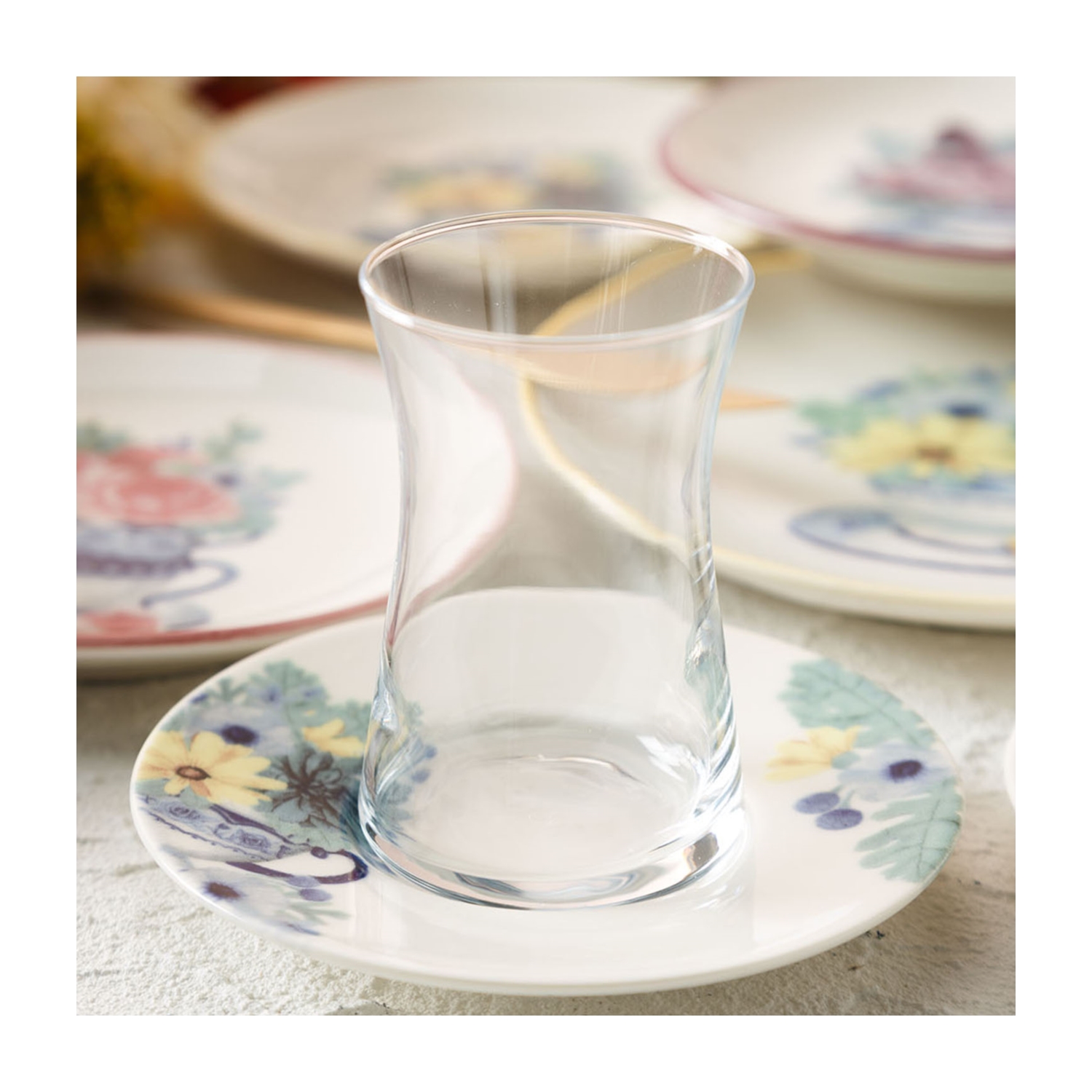 ANTIQUE ÇAY SETİ 6'LI