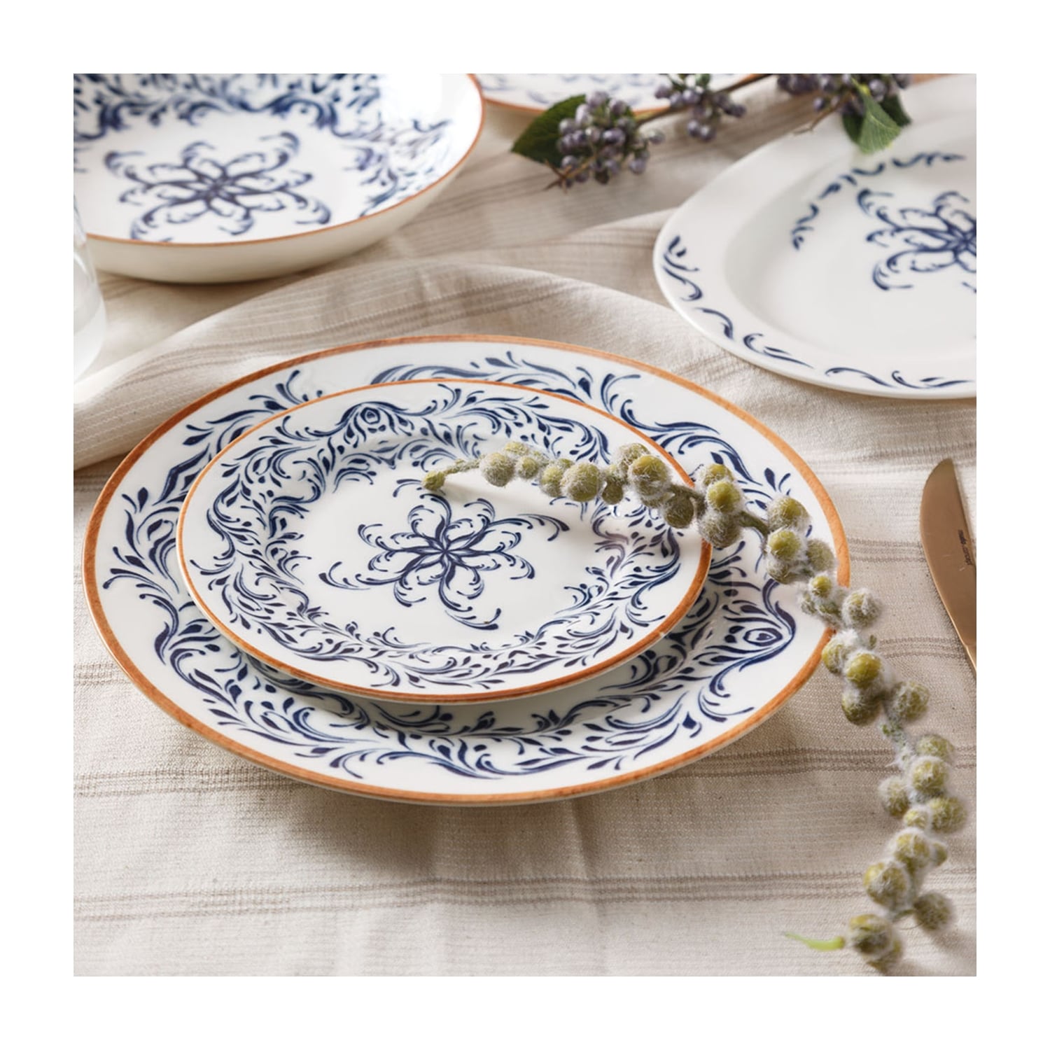 MARSILYA SERVİS TABAĞI 27 CM