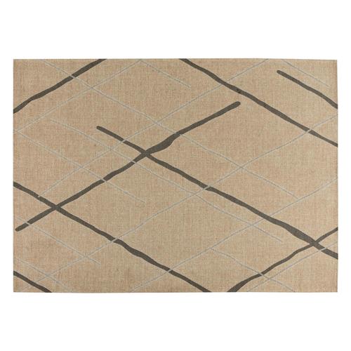  KATERINI HALI BEJ GRİ RENK ÇİZGİLİ 160X230CM