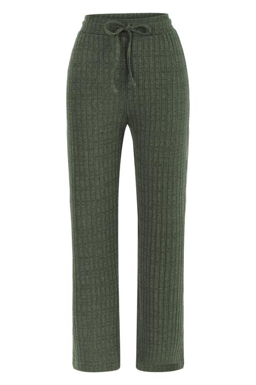  BELİ LASTİKLİ GENİŞ PAÇA  PANTOLON