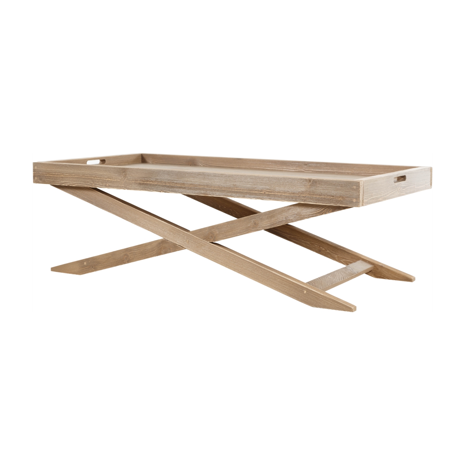 ROMAN MASİF AHŞAP KAHVE SEHPASI