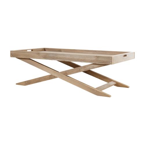  ROMAN MASİF AHŞAP KAHVE SEHPASI