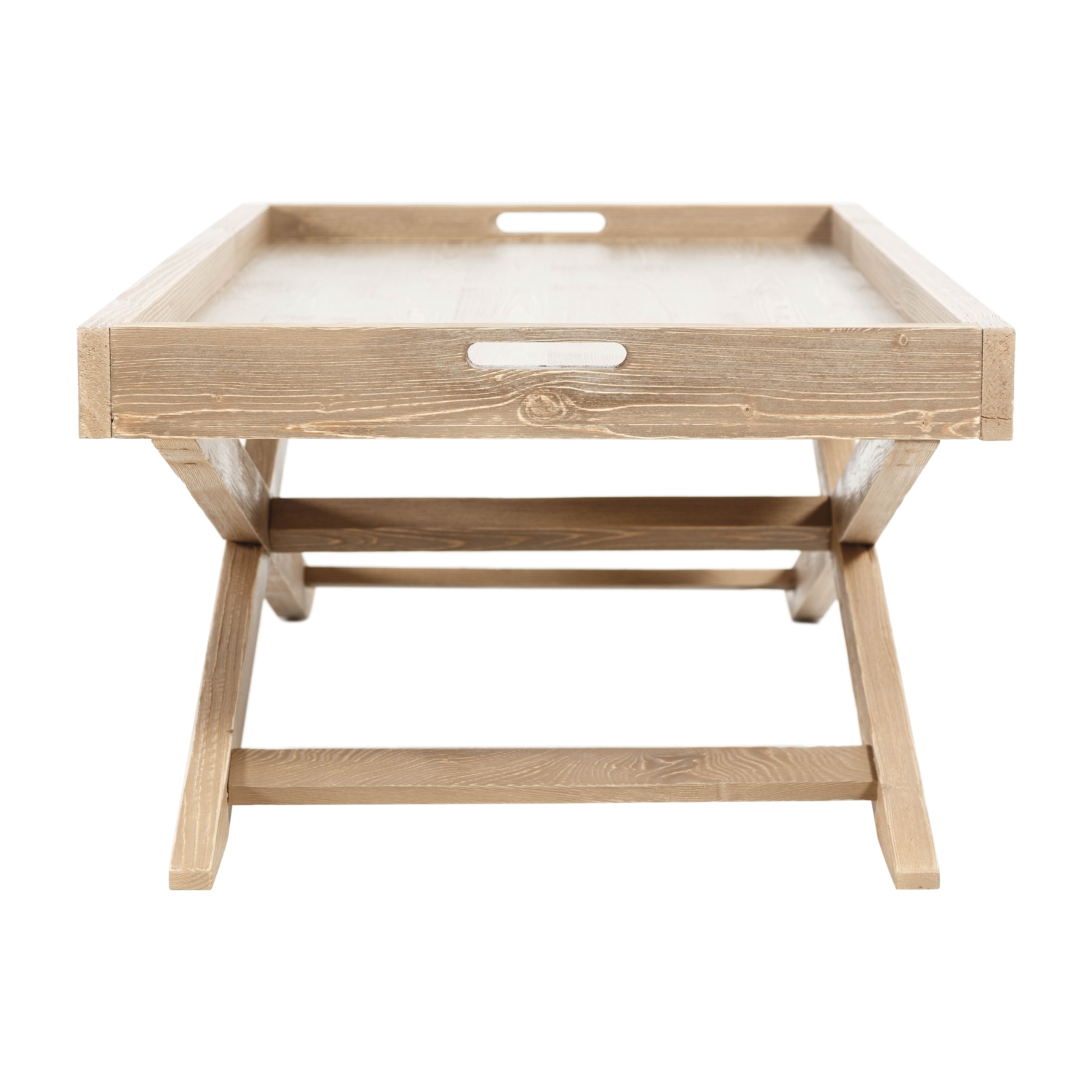 ROMAN MASİF AHŞAP KAHVE SEHPASI