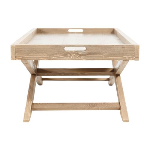  ROMAN MASİF AHŞAP KAHVE SEHPASI