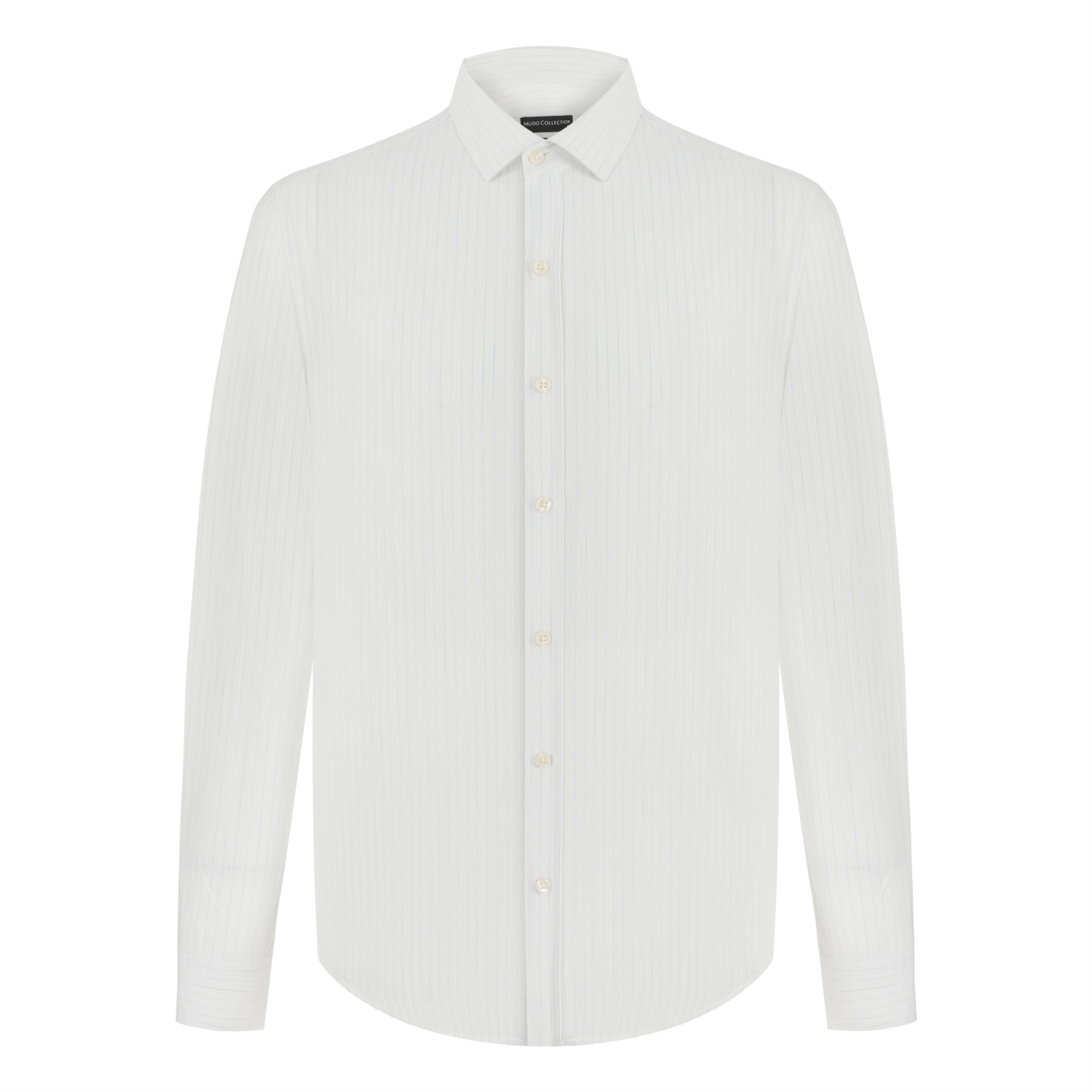 REGULAR FIT ÇİZGİLİ PAMUK GÖMLEK