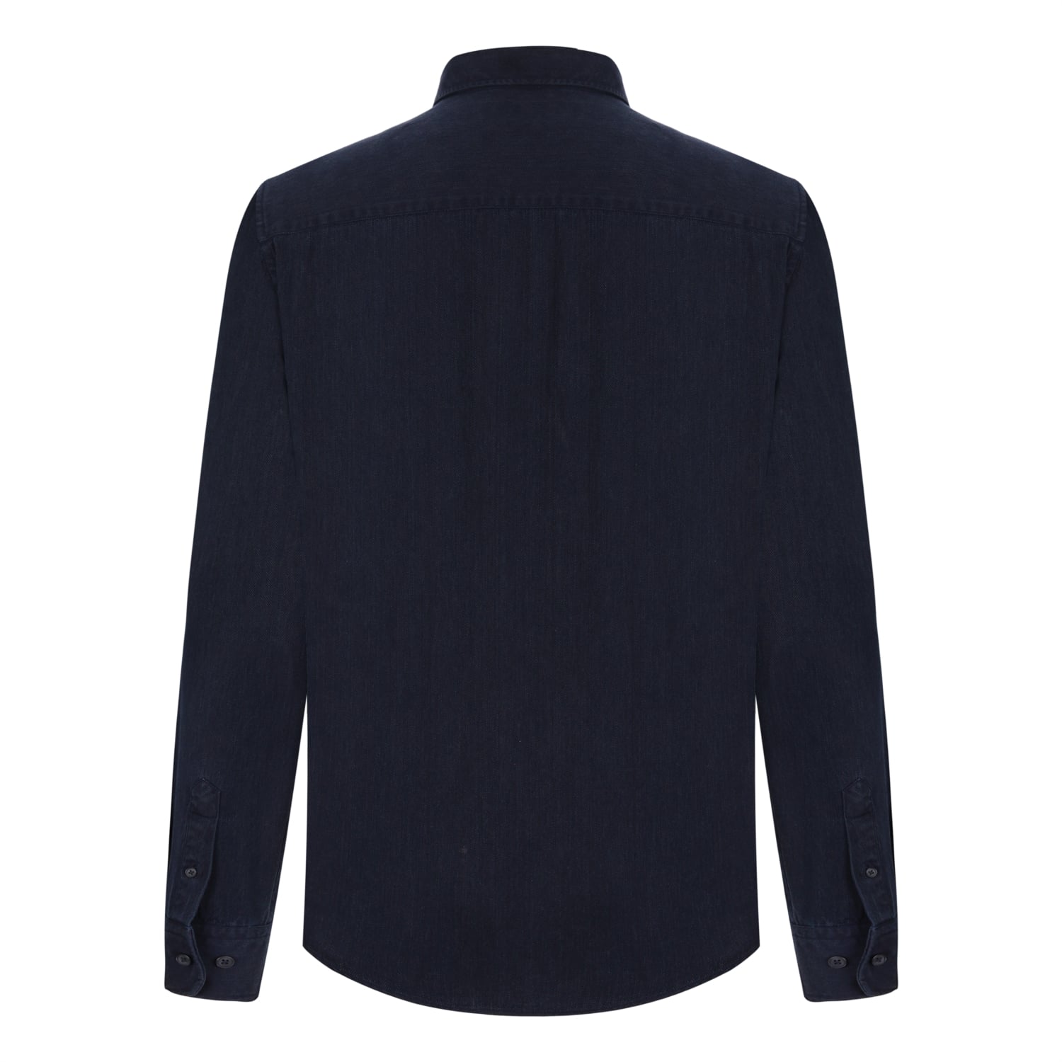 REGULAR FITTENSEL INDIGO GÖMLEK