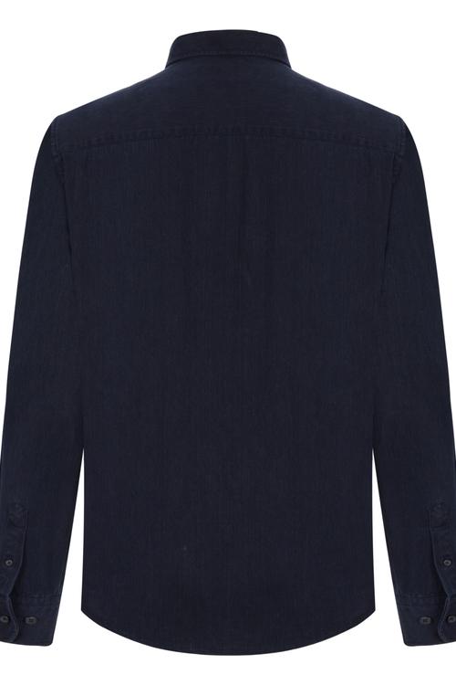  REGULAR FITTENSEL INDIGO GÖMLEK