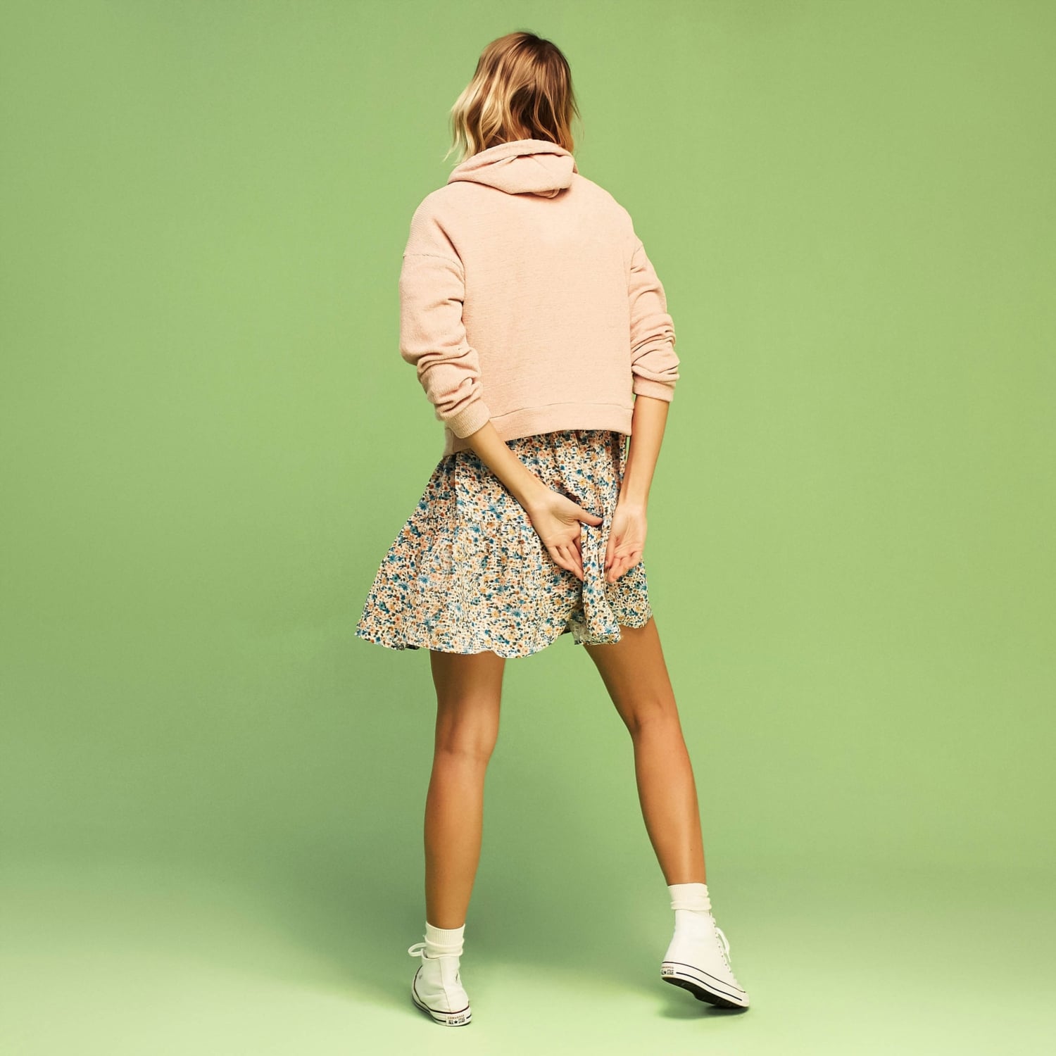 KAPÜŞONLU PAMUK SWEAT KAZAK