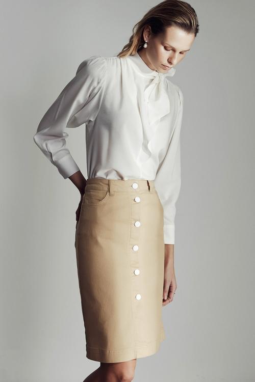  YAKA BAĞLAMALI PAMUK GÖMLEK