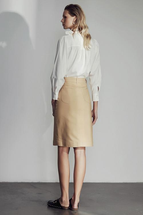  YAKA BAĞLAMALI PAMUK GÖMLEK