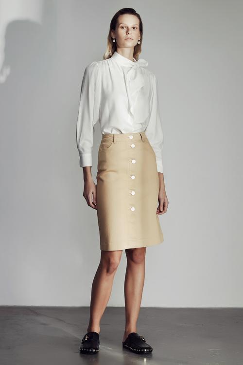  YAKA BAĞLAMALI PAMUK GÖMLEK