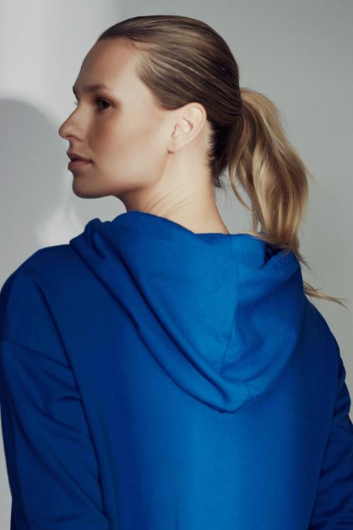  BASKILI KAPÜŞONLU SWEATSHIRT