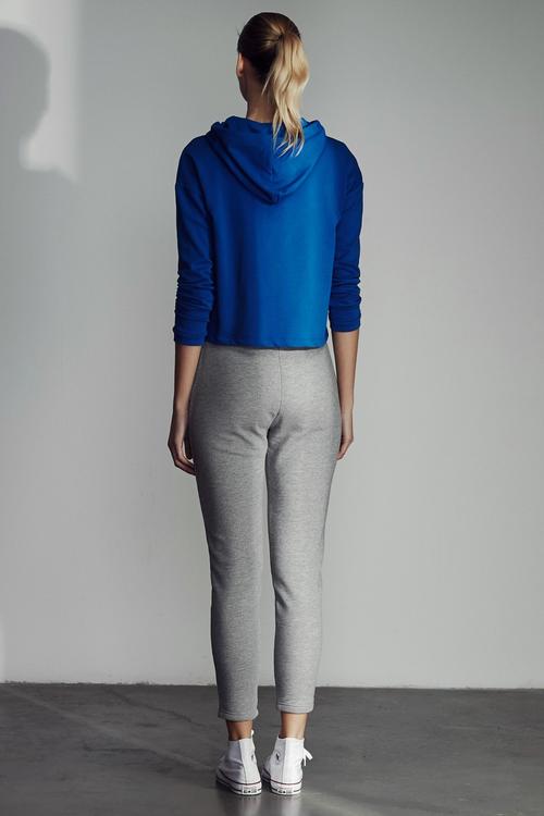  BASKILI KAPÜŞONLU SWEATSHIRT