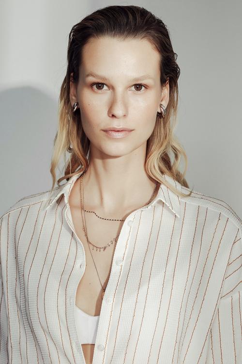  ÇİZGİLİ RAHAT KESİM GÖMLEK