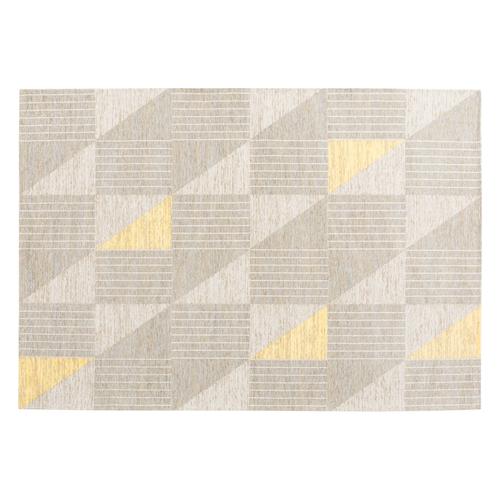  CLARE GEOMETRİK HALI SARI GRİ 160X230CM
