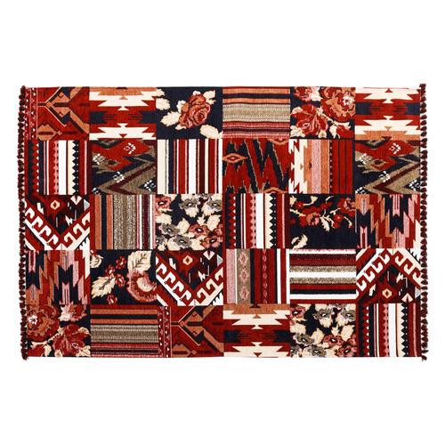  JINA PATTERN HALI KIRMIZI LACİVERT 160X230CM