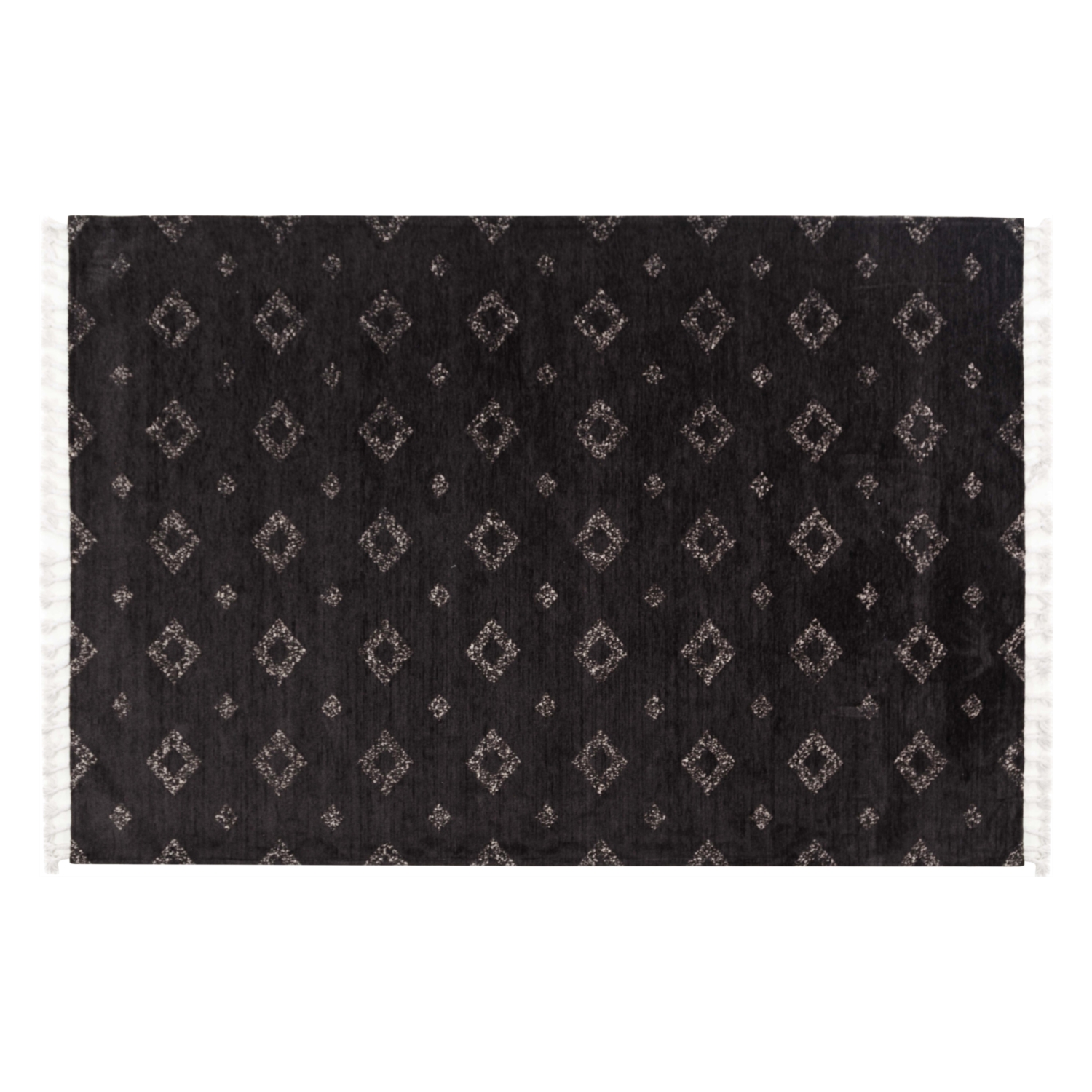 ANGELA HALI SİYAH 160X230CM