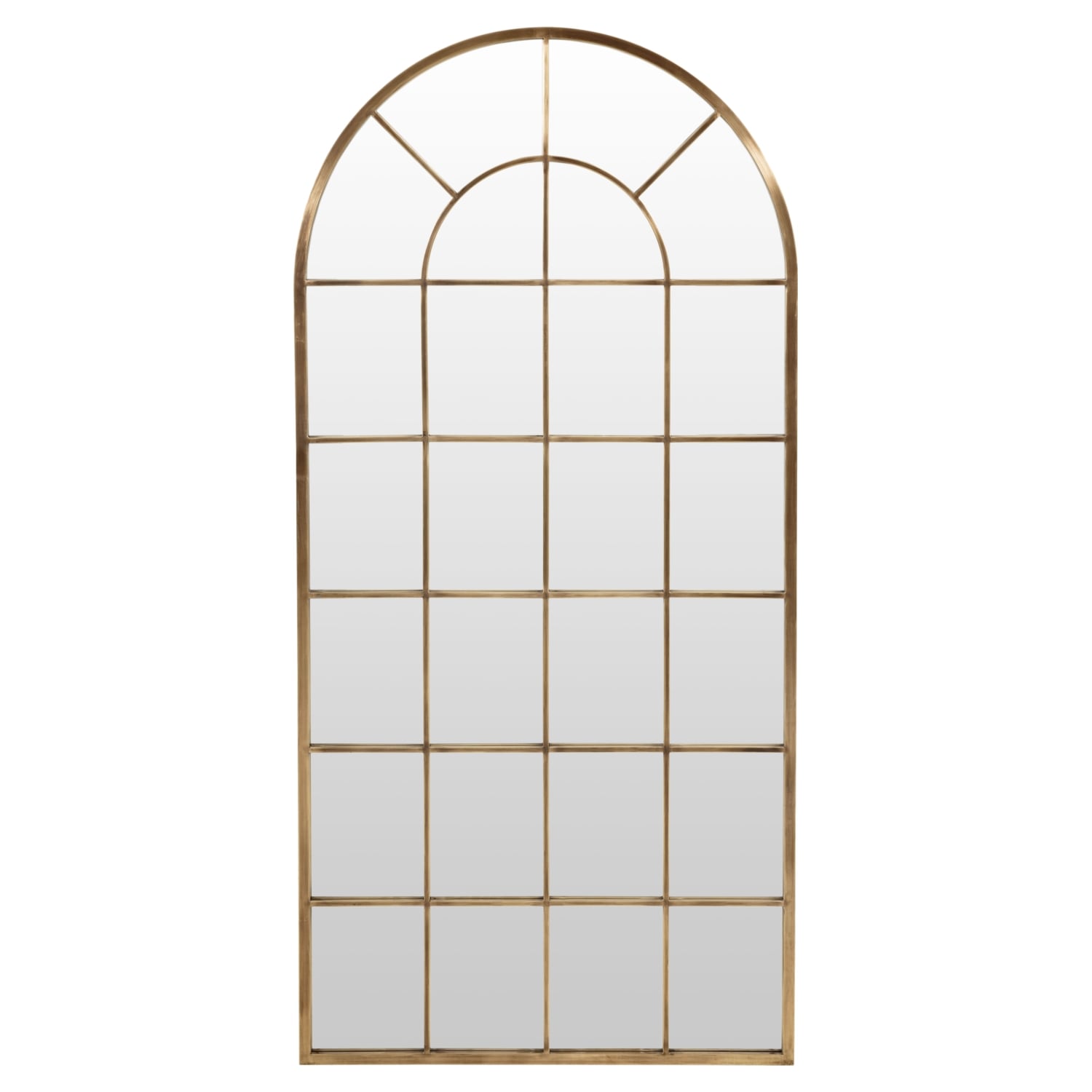 WINDOW METAL AYNA GOLD 84X174CM