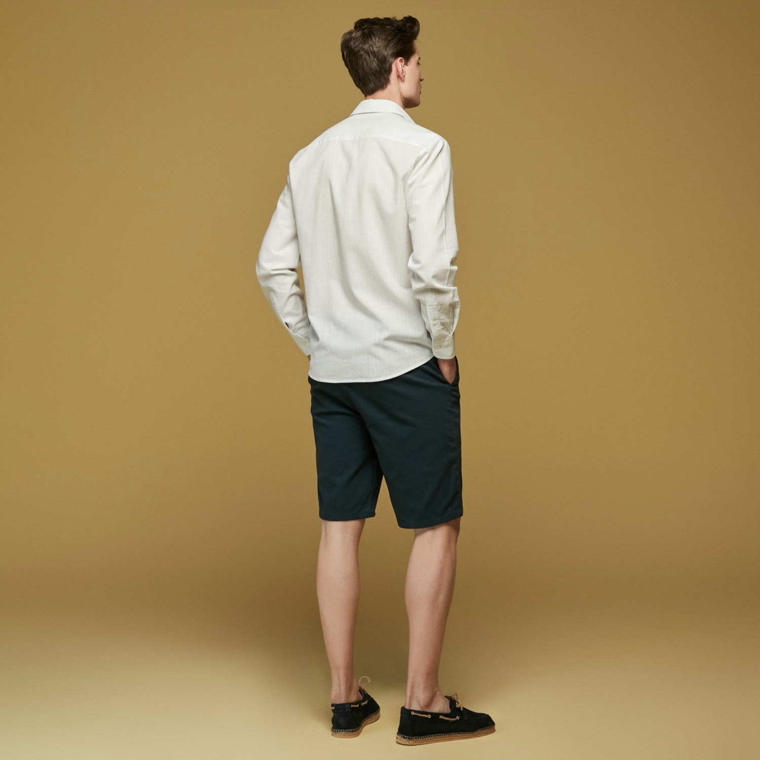 REGULAR FIT ÇİZGİLİ PAMUK GÖMLEK