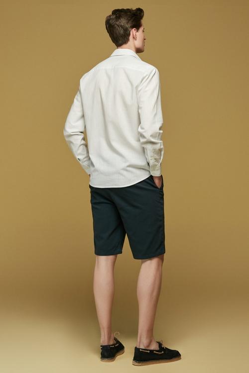  REGULAR FIT ÇİZGİLİ PAMUK GÖMLEK