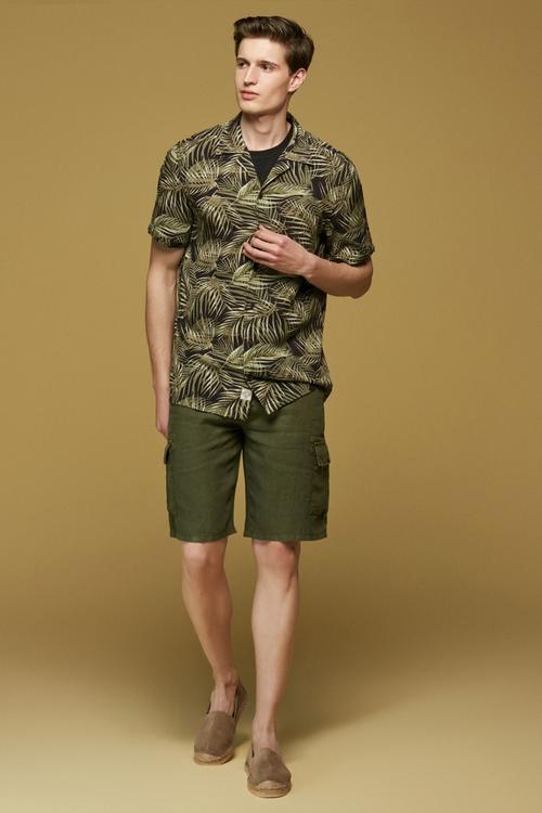  RESORT YAKA BASKILI GÖMLEK