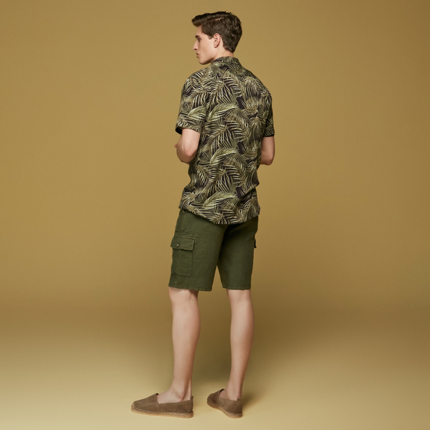 RESORT YAKA BASKILI GÖMLEK