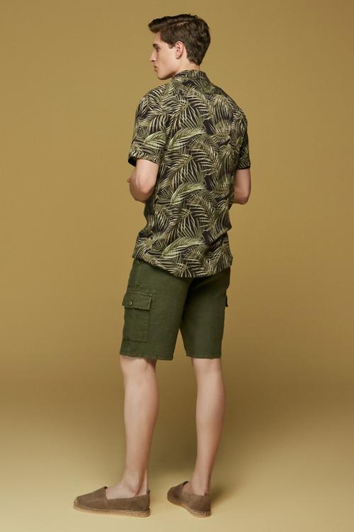  RESORT YAKA BASKILI GÖMLEK