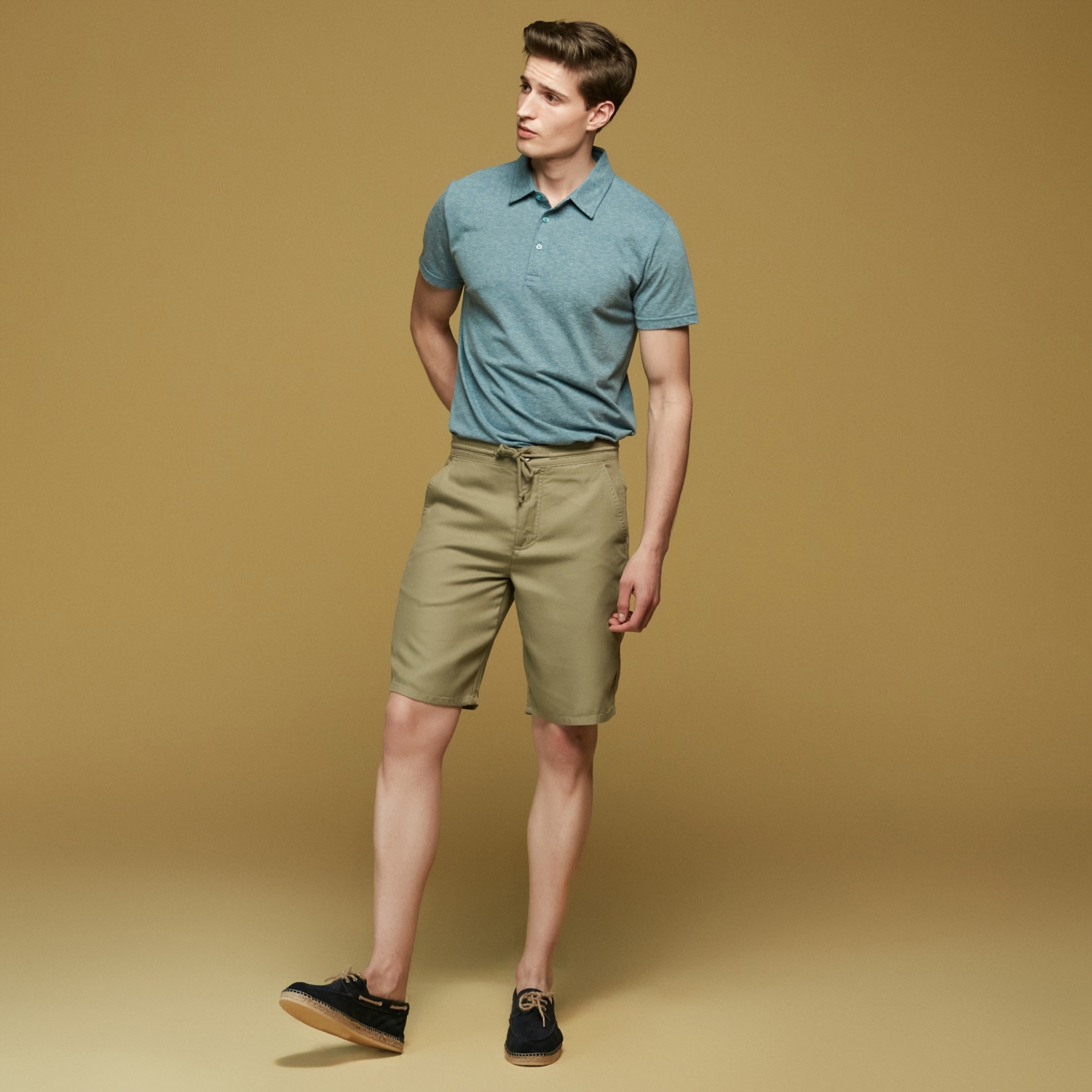 BELİ BAĞLAMALI TENSEL ŞORT