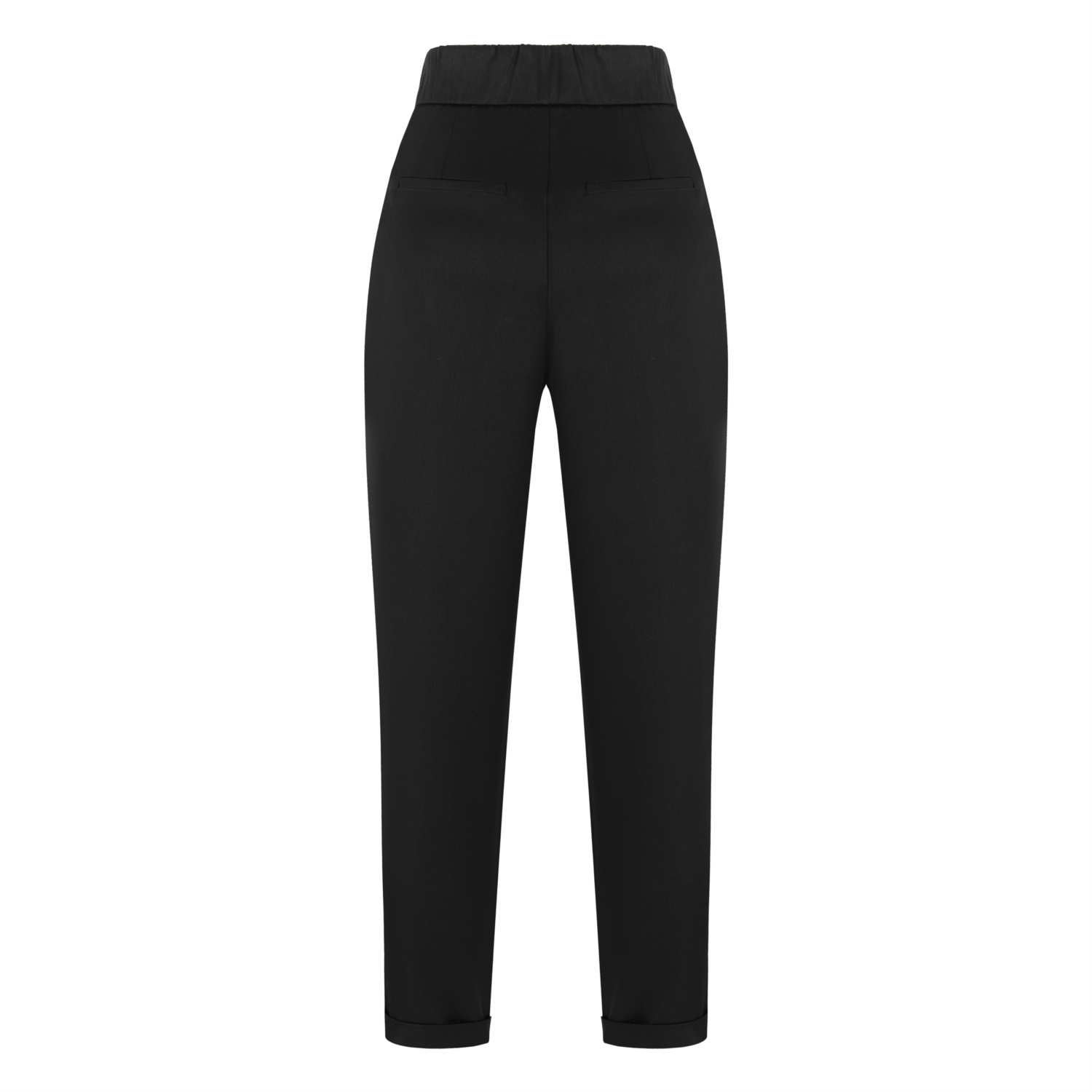 BELİ LASTİKLİ HAVUÇ KESİM PANTOLON TENCEL