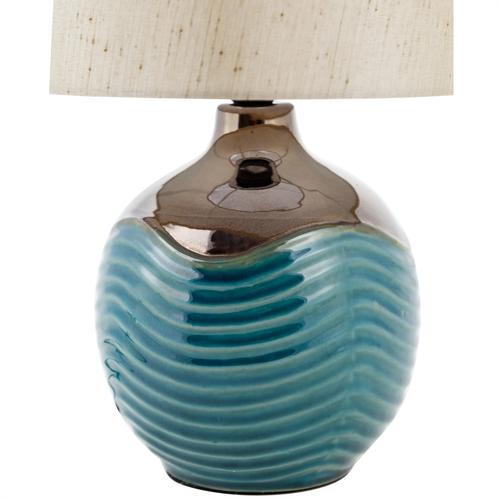  MODENA MAVI SERAMİK ABAJUR