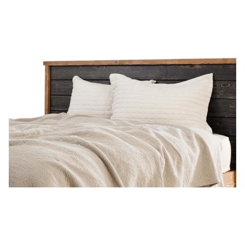  ANISA TAŞ RENGİ YATAK ÖRTÜSÜ ÇİFT K. 200X220CM