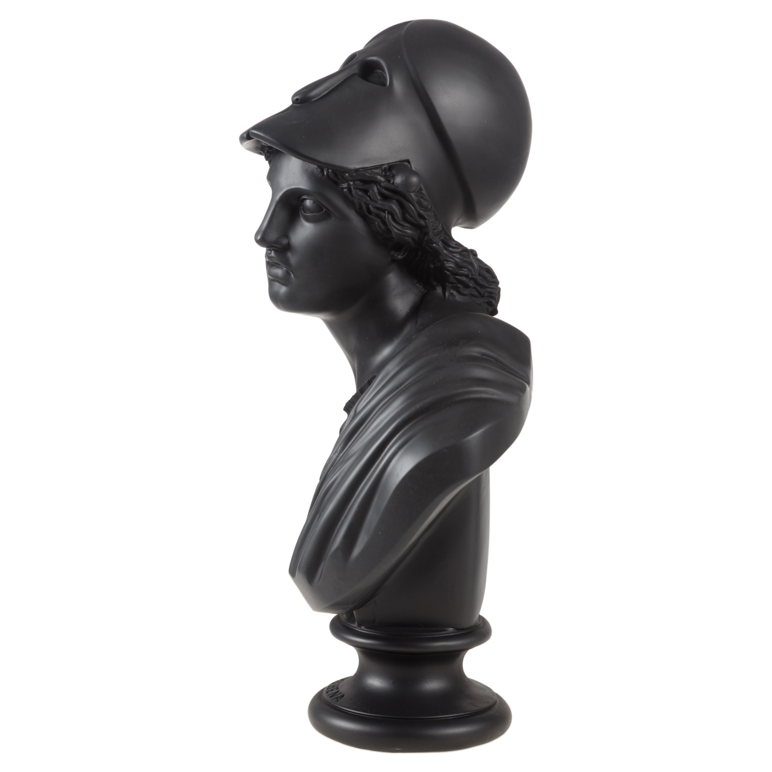 ATHENA BÜST BİBLO SİYAH 16X36X60CM