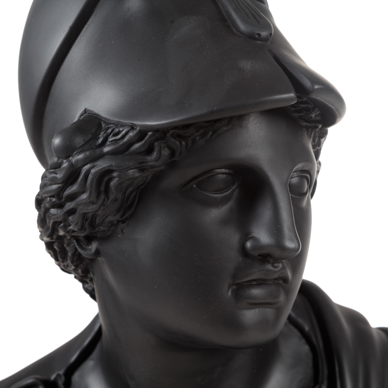 ATHENA BÜST BİBLO SİYAH 16X36X60CM